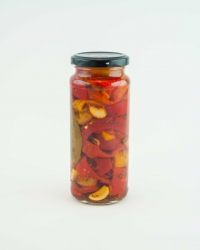 Red &amp; yellow roasted peppers